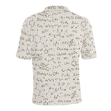 Chemistry Periodic Table Pattern Print Design 04 Men's All Over Print Polo Shirt