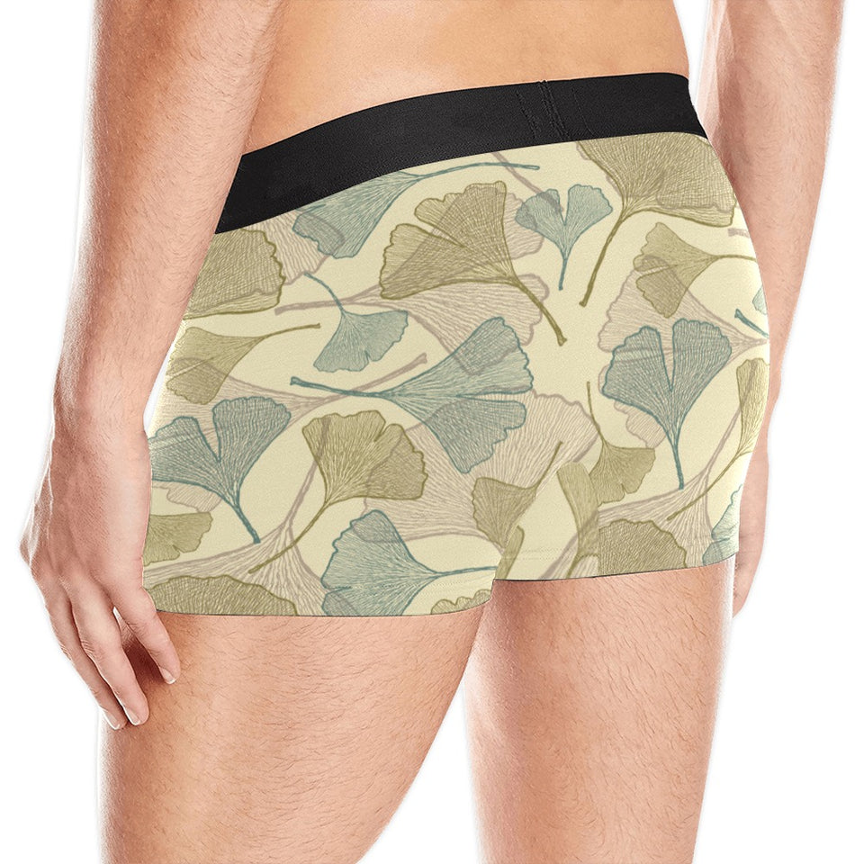 Ginkgo leaves design pattern Men's All Over Print Boxer Briefs Men's Underwear