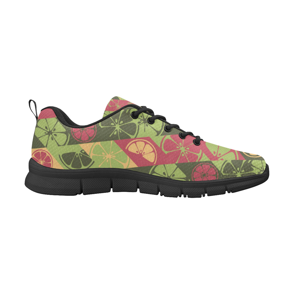 Cool Geometric lime pattern Women's Sneaker Shoes