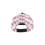 Pink lotus waterlily pattern All Over Print Snapback Cap