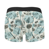 Dragonfly Butterfly Plants insect flower vintage s Men's All Over Print Boxer Briefs Men's Underwear