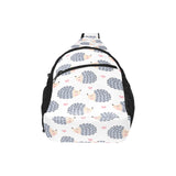 Hedgehog Pattern Print Design 04 All Over Print Chest Bag