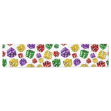 Dice Pattern Print Design 03 Table Runner