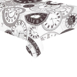 Classic vintage clock pattern Tablecloth