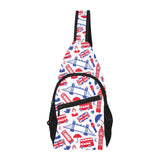 British Pattern Print Design 01 All Over Print Chest Bag