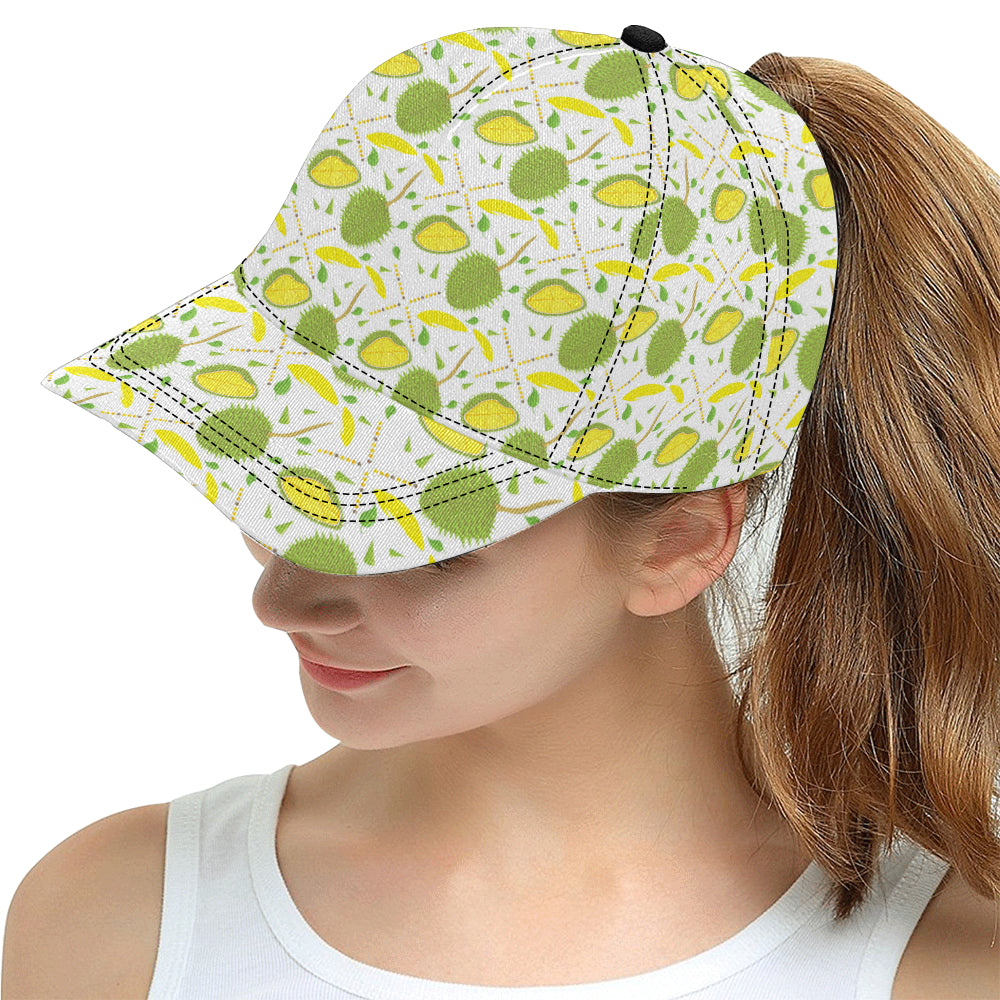 Durian pattern background All Over Print Snapback Cap