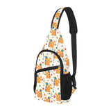 Squirrel Pattern Print Design 04 All Over Print Chest Bag