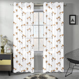 Jack Russel Pattern Print Design 04 Gauze Curtain