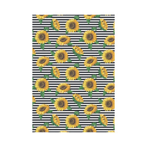 sunflowers ribbon background House Flag Garden Flag