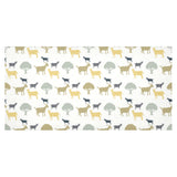 Silhouettes of goat and tree pattern Tablecloth
