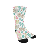 Colorful shell pattern Crew Socks