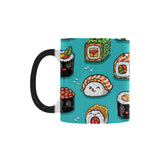 Cute sushi pattern Morphing Mug Heat Changing Mug