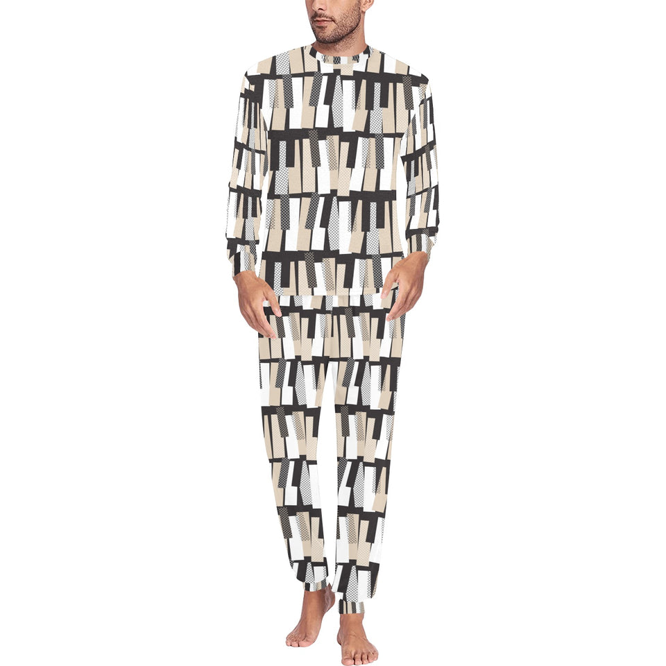 Piano Pattern Print Design 04 Men's All Over Print Pajama