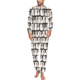 Piano Pattern Print Design 04 Men's All Over Print Pajama