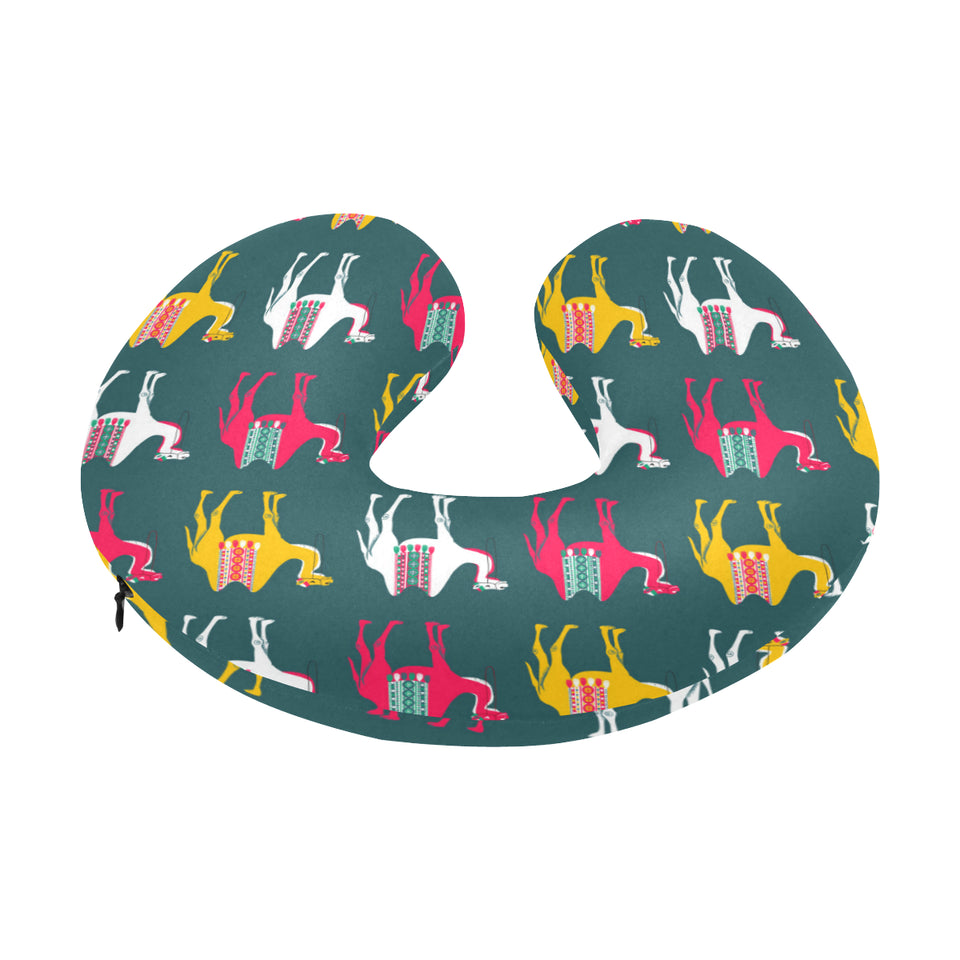 Camel pattern U-Shaped Travel Neck Pillow