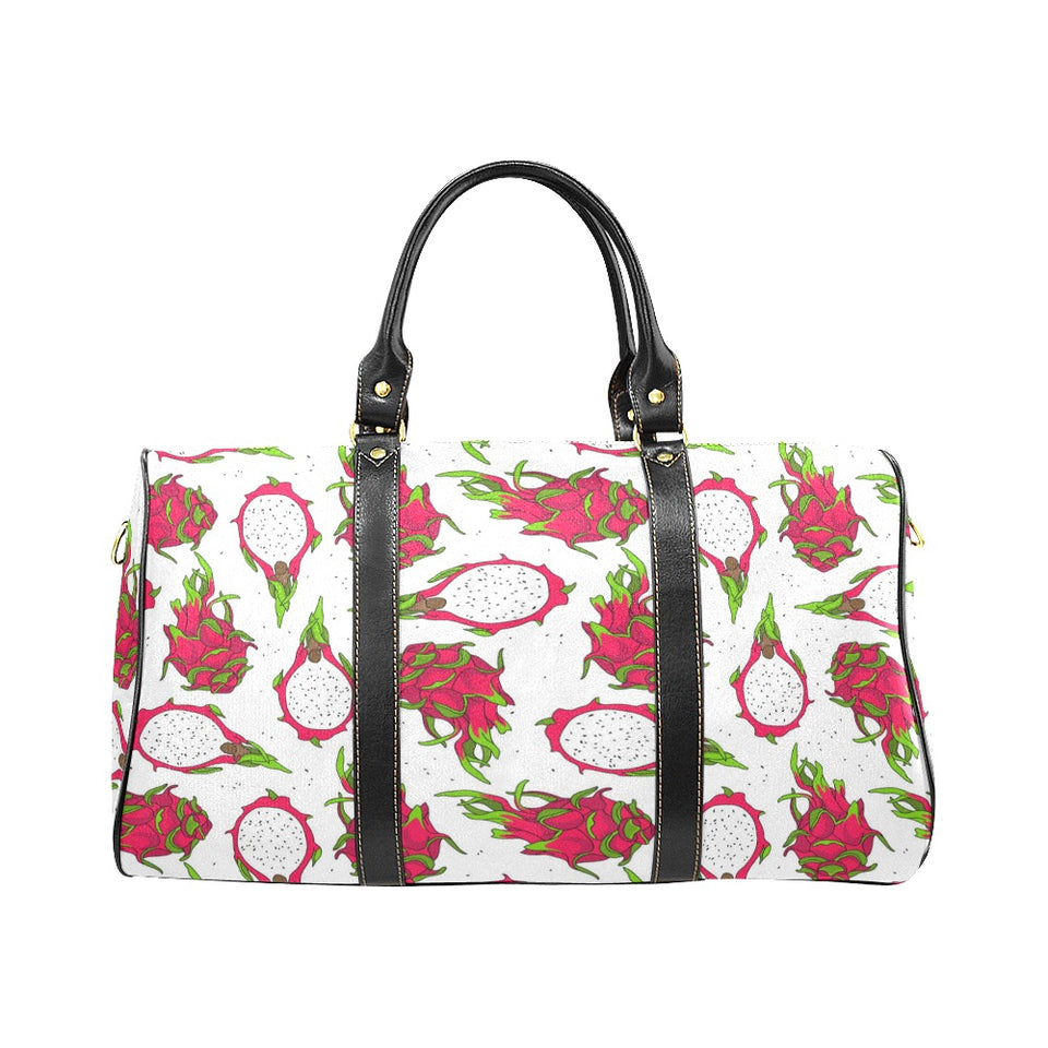 dragon fruits white background Travel Bag