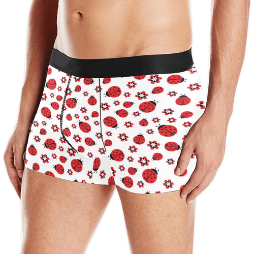 Ladybug Pattern Print Design 04 Men's All Over Print Boxer Briefs Men's Underwear