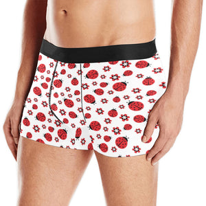 Ladybug Pattern Print Design 04 Men's All Over Print Boxer Briefs Men's Underwear