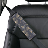 Gold ginkgo leaves Car Seat Belt Cover