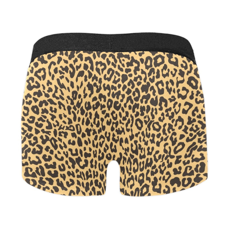 Leopard skin print Men's All Over Print Boxer Briefs Men's Underwear