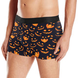Halloween pattern Pumpkin background Men's All Over Print Boxer Briefs Men's Underwear