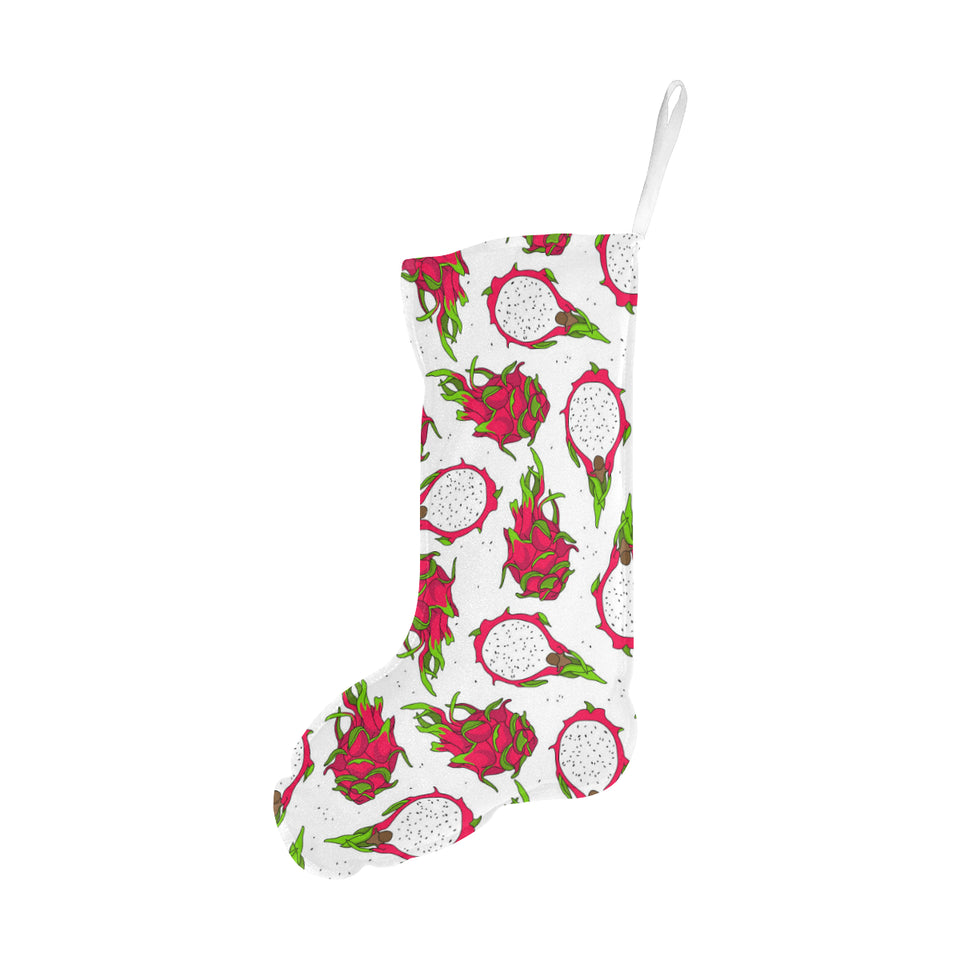 dragon fruits white background Christmas Stocking