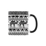 Camel polynesian tribal pattern Morphing Mug Heat Changing Mug
