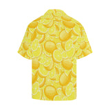 lemon pattern Men's All Over Print Hawaiian Shirt