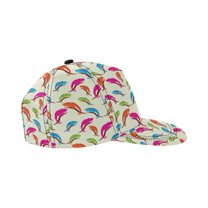 Colorful Chameleon lizard pattern All Over Print Snapback Cap