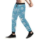 Starfish blue blackground Unisex Casual Sweatpants