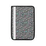 Ostrich Pattern Print Design 01 Car Seat Belt Cover