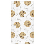 Sketch style cookie pattern Bath Towel