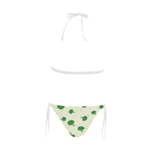 Broccoli pattern Sexy Bikinis Two-Piece Swimsuits