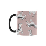 Cute zebra pattern Morphing Mug Heat Changing Mug
