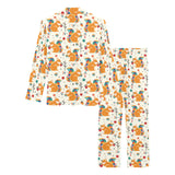 Squirrel Pattern Print Design 04 Women's Long Pajama Set