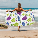 Grape pattern Beach Towel