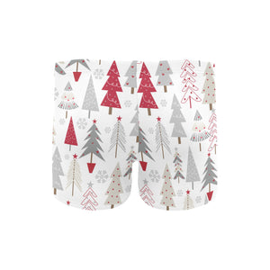 Cute Christmas tree pattern Men's Swimming Trunks