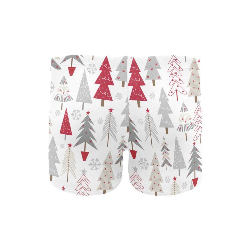 Cute Christmas tree pattern Men's Swimming Trunks