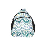 zigzag chevron paint design pattern All Over Print Chest Bag