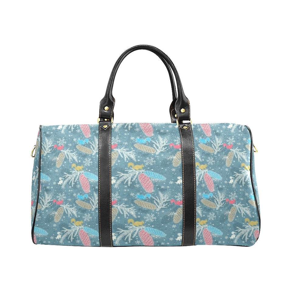 Squirrel Pattern Print Design 01 Travel Bag