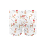 Chihuahua bone paw pattern Men's Swimming Trunks