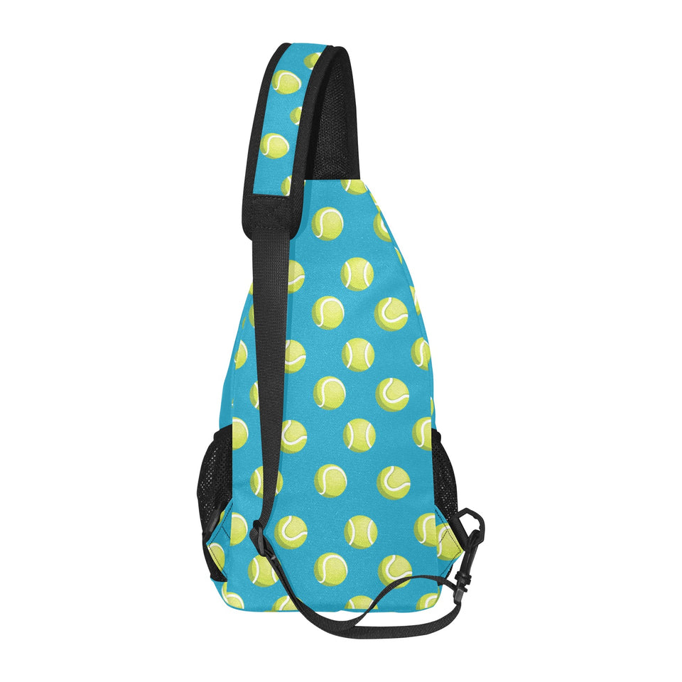 Tennis Pattern Print Design 05 All Over Print Chest Bag