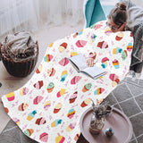 Cake cupcake design pattern Blanket Robe with Sleeves