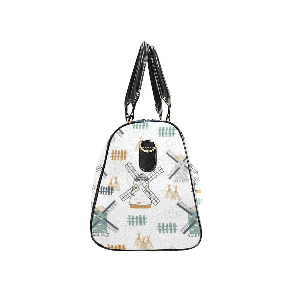 windmill pattern Travel Bag
