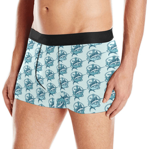 Swordfish Pattern Print Design 05 Men's All Over Print Boxer Briefs Men's Underwear
