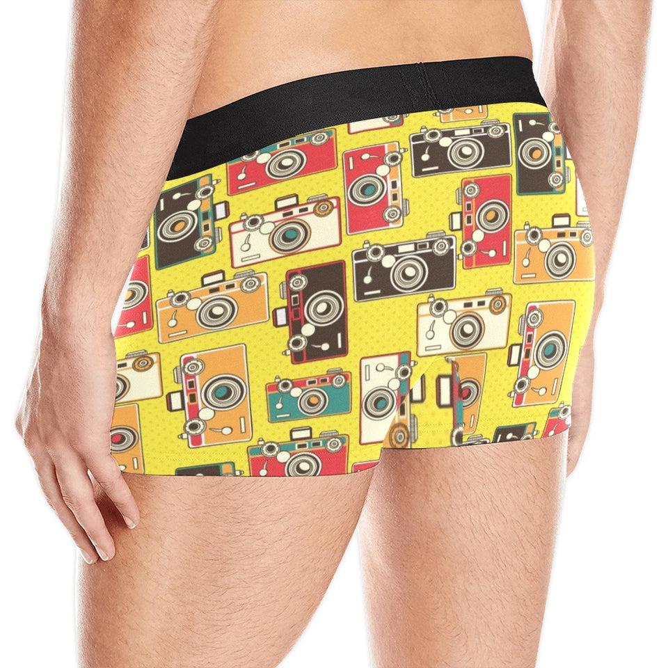Camera Pattern Print Design 02 Men's All Over Print Boxer Briefs Men's Underwear