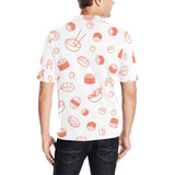 Sushi pattern Men's All Over Print Polo Shirt