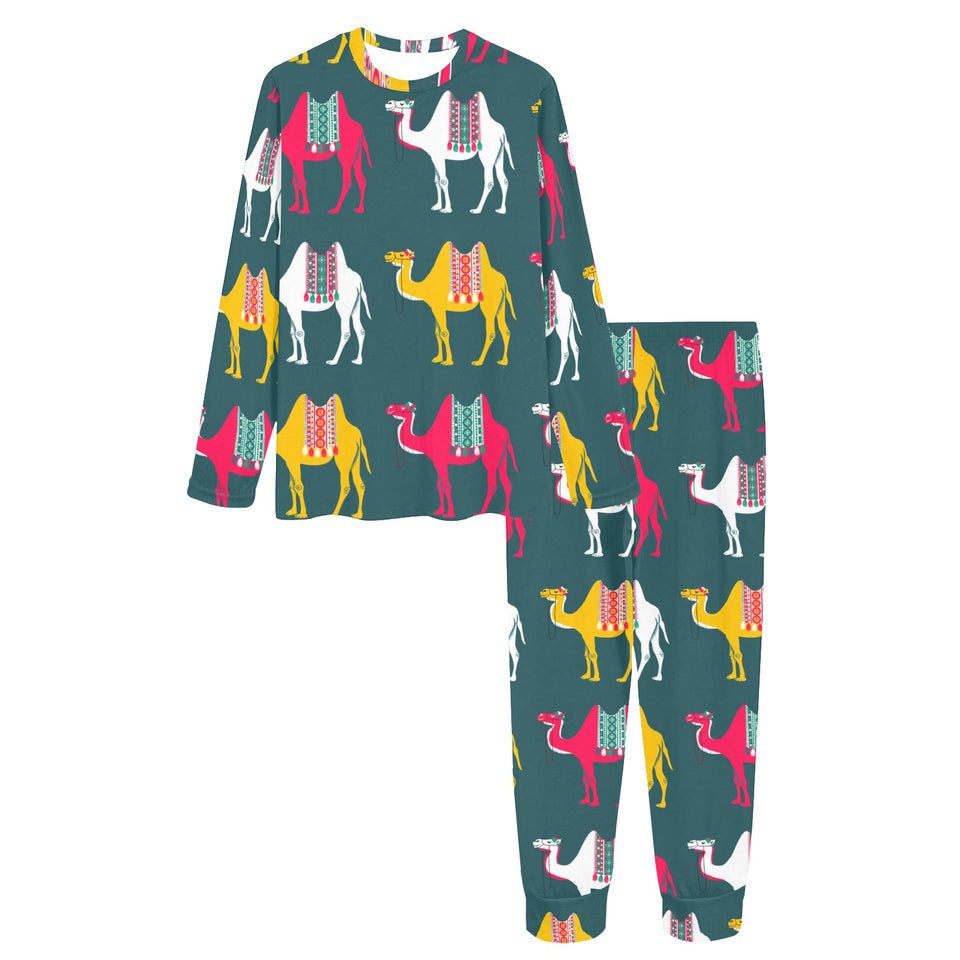 Camel pattern Women's All Over Print Pajama Set