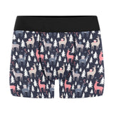 Deers Winter Christmas pattern Men's All Over Print Boxer Briefs Men's Underwear