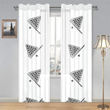 Billiard Ball Pattern Print Design 03 Gauze Curtain